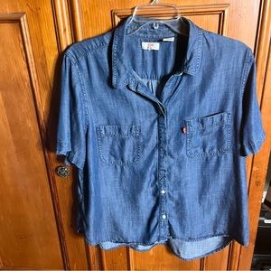 Levi’s XL denium shirt with half sleeves